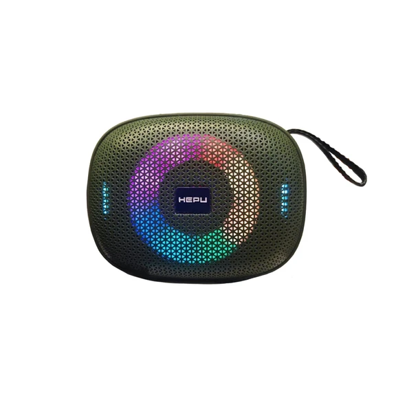 HEPU HP-S08 8W Taşınabilir Kablosuz Bluetooth Hoparlör - 6