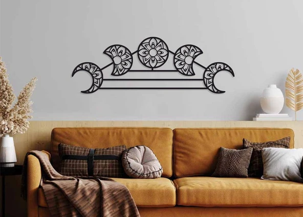 Ay evresi Modern Ahşap dekoratif dekor tablo ürün görseli