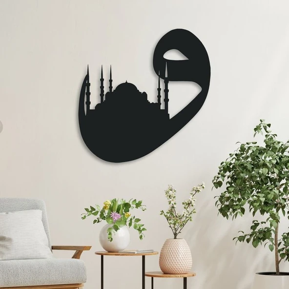 Cami Modern Ahşap dekoratif dekor tablo ürün görseli