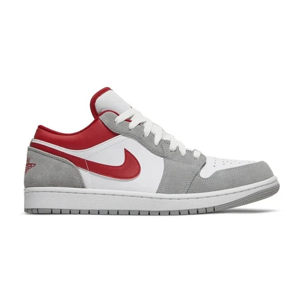 Air Jordan 1 Low SE Light Smoke Grey Gym Red