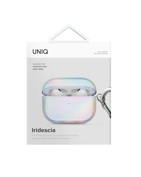 Airpods 4 (4.NESİL) Kılıf Holografik Renk Değiştiren Kablosuz Şarj Destekli Anti-Watermark - 4