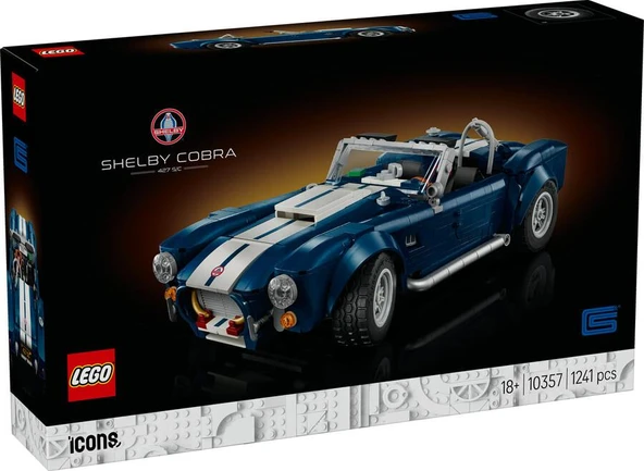 LEGO 10357 Icons Shelby Cobra 427 S/C - Resim 2