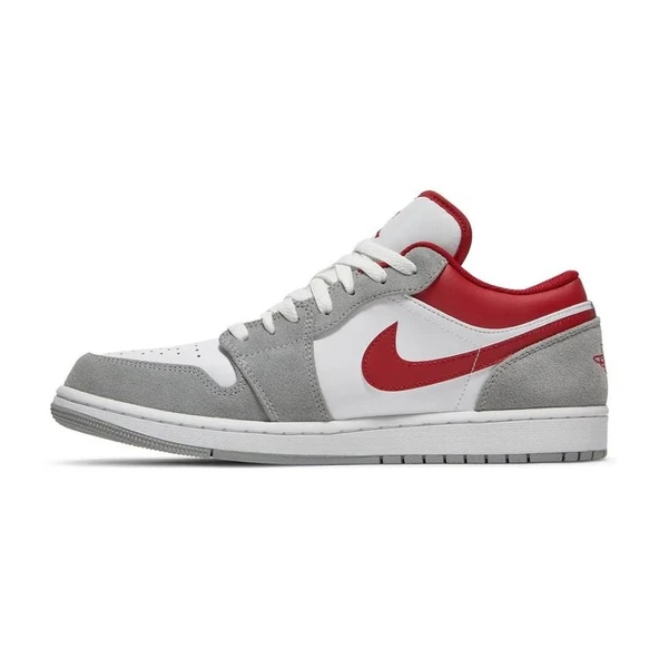 Air Jordan 1 Low SE Light Smoke Grey Gym Red - 2