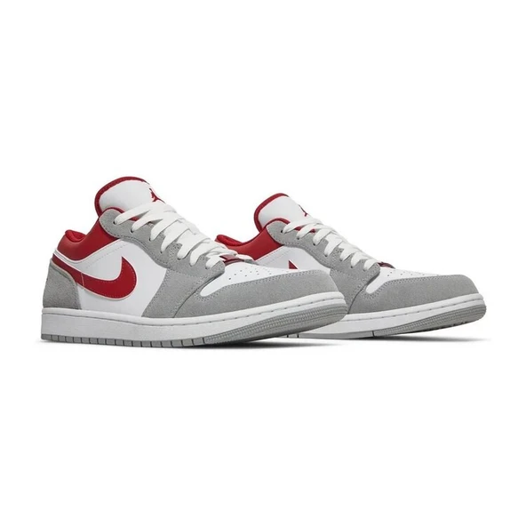 Air Jordan 1 Low SE Light Smoke Grey Gym Red - 3