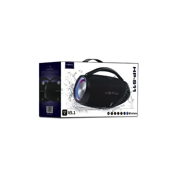 HEPU HP-S11 20W Taşınabilir Kablosuz Bluetooth Hoparlör - 6