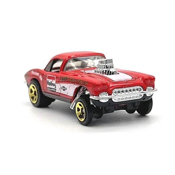Hot Wheels Tekli Arabalar 62 Corvette Gasser HKH64 - Resim 2