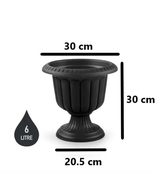 Omnipazar SO-N000 Nergiz Dekoratif Saksı Takımı 6 Litre No 0 - Resim 2