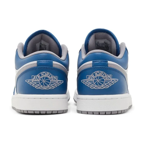 Air Jordan 1 Low True Blue Cement - 4