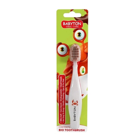 Babyton Bio Ultra Yumuşak Çocuk Diş Fırçası Yengeç ürün görseli