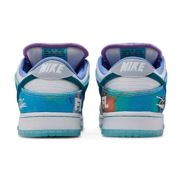 Futura Laboratories x Dunk Low SB Bleached Aqua - Resim 4