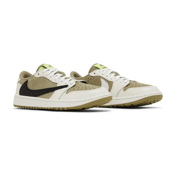 Travis Scott x Air Jordan 1 Low Golf Neutral Olive - 3