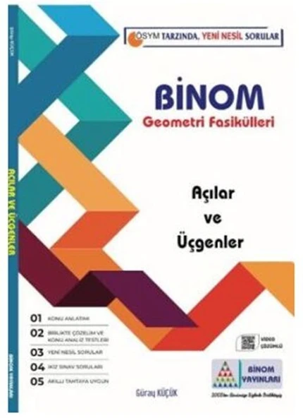 Binom Açılar ve Üçgenler Geometri Fasikülleri Gür Yayınları ürün görseli 1