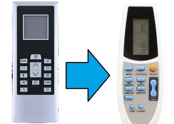 Electrolüx-York Type RG01/BGEF-ELBR Klima Kumandası - 1