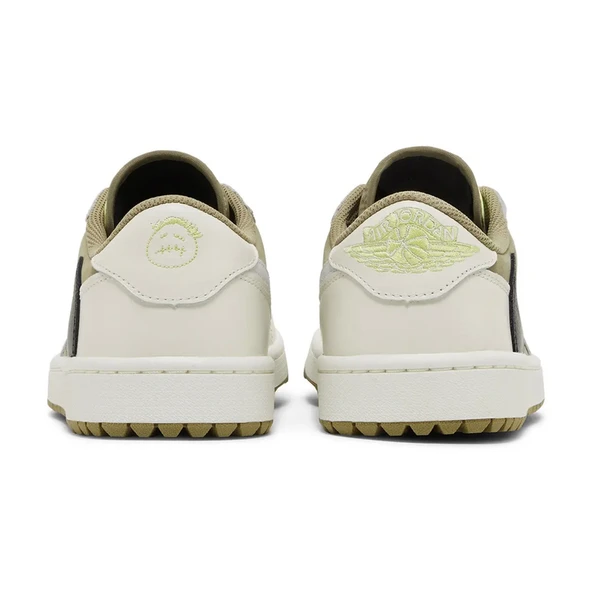 Travis Scott x Air Jordan 1 Low Golf Neutral Olive - Resim 4