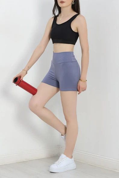 Şort Tayt Buzmavi - Resim 4