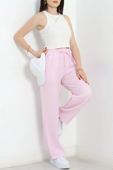 Soft Yumuşak Dokulu Pantolon Açıklila - Resim 5