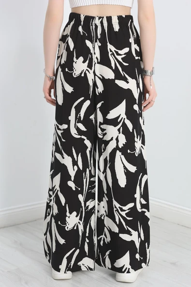 Desenli Dokuma Pantolon Siyahbeyaz3 - Resim 7