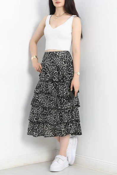 Kat Kat Uzun Etek Bejleopar - Resim 4
