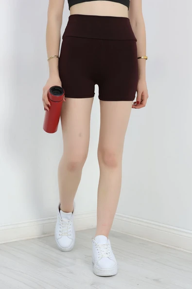 Şort Tayt Mürdüm1 - Resim 3