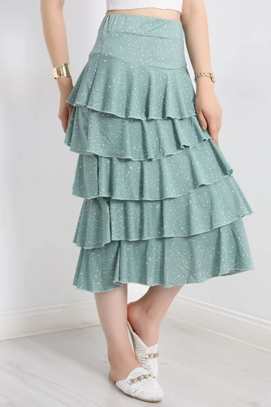 Kat Kat Uzun Etek Mint - Resim 5