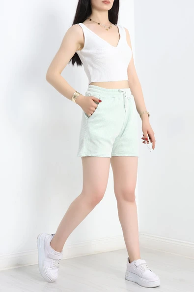 Su Yolu Şort Mint - Resim 2