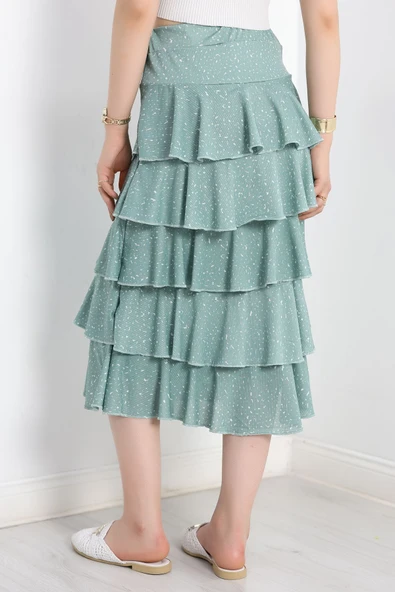 Kat Kat Uzun Etek Mint - Resim 6