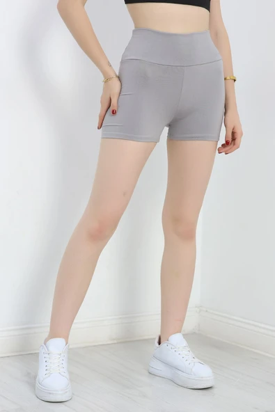 Şort Tayt Gri - Resim 3