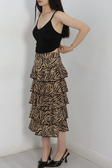 Kat Kat Uzun Etek Vizonsiyah - Resim 6