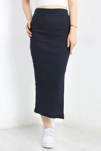 Kaşkorse Yırtmaçlı Etek Koyulaci - Resim 3