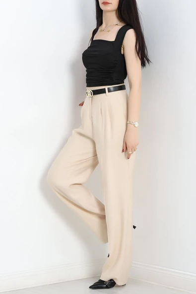 Tensel Pantolon Bej - Resim 2