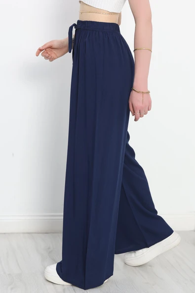 Dokuma Pantolon Lacivert - Resim 7