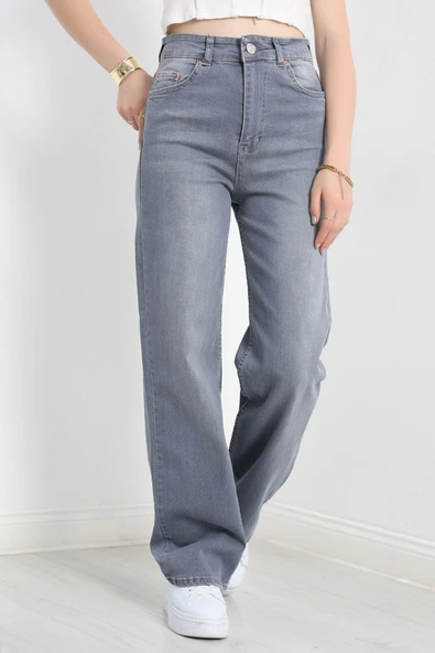 Palazzo Kot Pantolon Gray ürün görseli