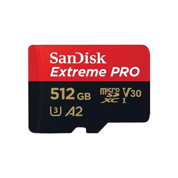 Sandisk 512Gb Extreme Pro UHS I MicroSD Hafıza Kart SDSQXCD-512G-GN6MA