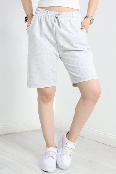 Kompakt 2 İplik Uzun Şort Karmelanj - Resim 2