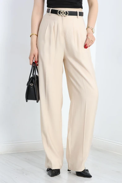 Tensel Pantolon Bej - Resim 3