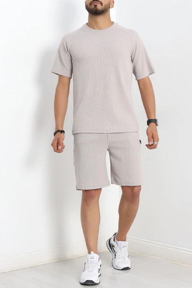 Erkek Şortlu Takım Gri ürün görseli
