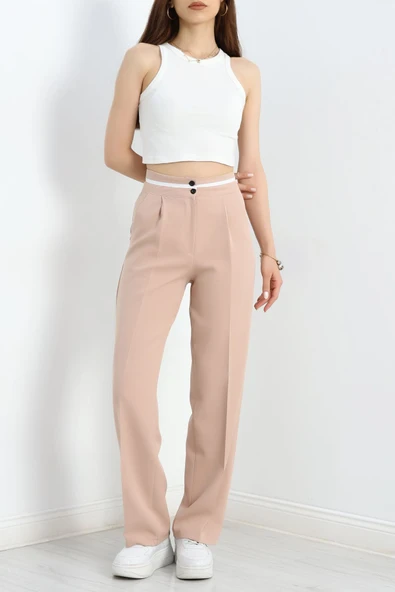 Ekstraforlu Palazzo Pantolon Ten ürün görseli