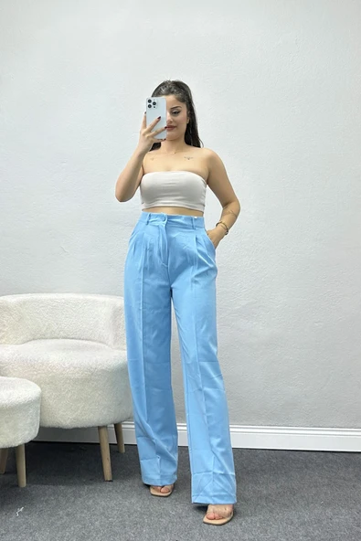 Double Kumaş Palazzo Pantolon Bebemavi ürün görseli