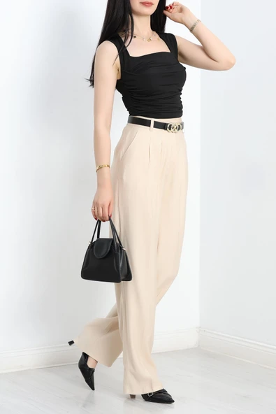 Tensel Pantolon Bej - Resim 4