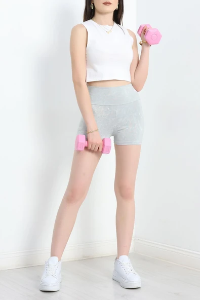 Şort Tayt Boyalıgri - Resim 2