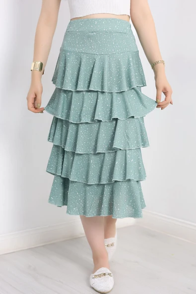 Kat Kat Uzun Etek Mint - Resim 2