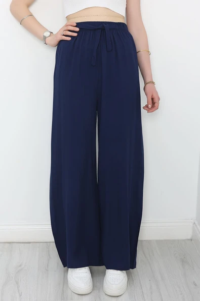 Dokuma Pantolon Lacivert - Resim 5