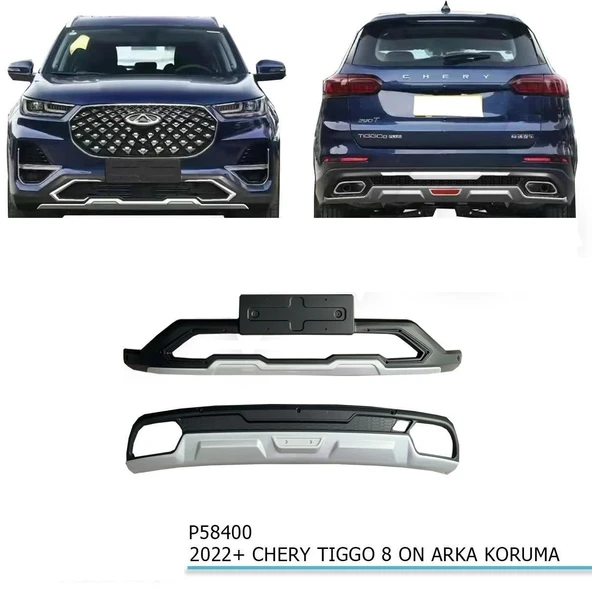 Chery Tiggo 8 2022-2023 Ön Arka Difüzör Tampon Koruma ürün görseli