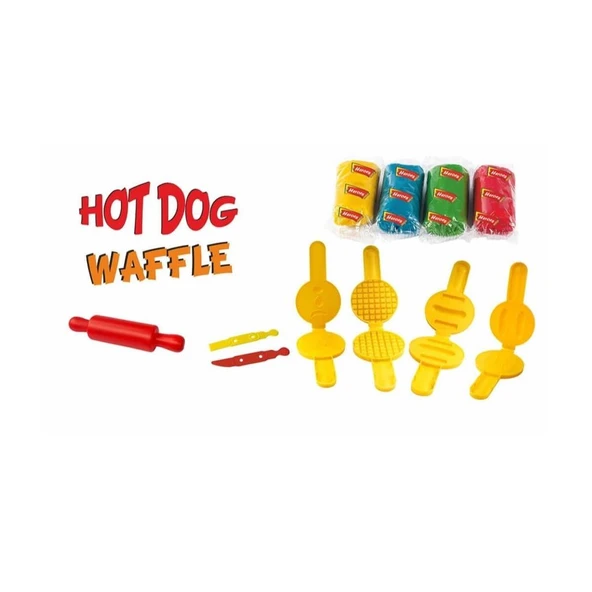 Nessiworld  ERN-584 Heroes Orta Kutulu Burger Oyun Hamuru Seti  - Eren Oyuncak - Resim 5