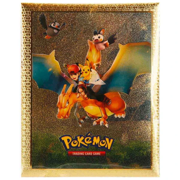 Nessiworld  Pokemon Gold Trading Card 10’lu Paket - Resim 3