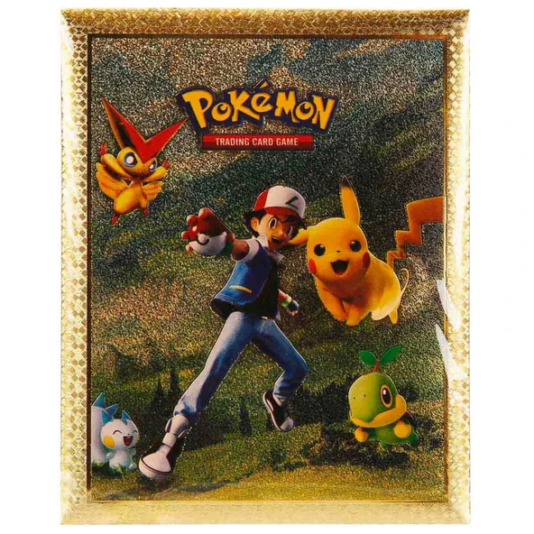 Nessiworld  Pokemon Gold Trading Card 10’lu Paket - Resim 4