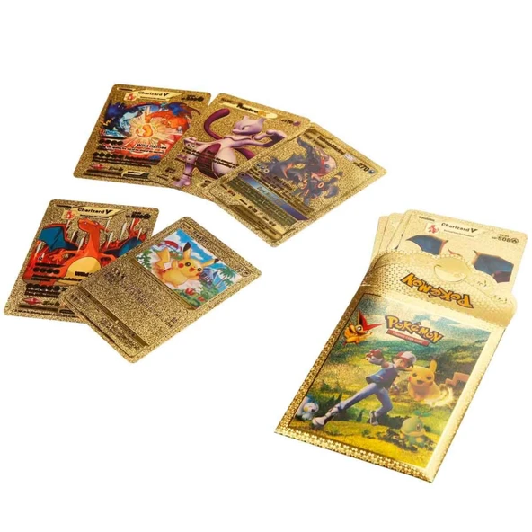 Nessiworld  Pokemon Gold Trading Card 10’lu Paket ürün görseli