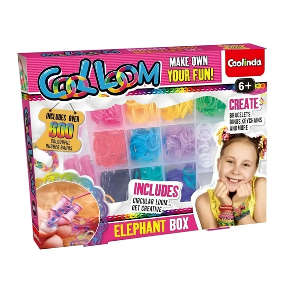 Nessiworld  Paulinda Cool Loom Elephant Box Hobi Set S00095692 ürün görseli