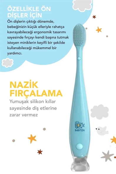Nessiworld  Babyton Silikon Diş Fırçası - 3
