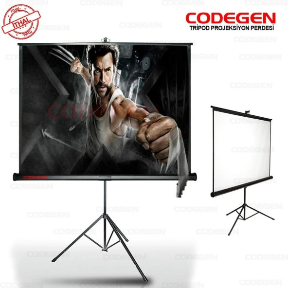 CODEGEN (TX-20) 200x200 TRIPOD PROJEKSIYON PERDESİ